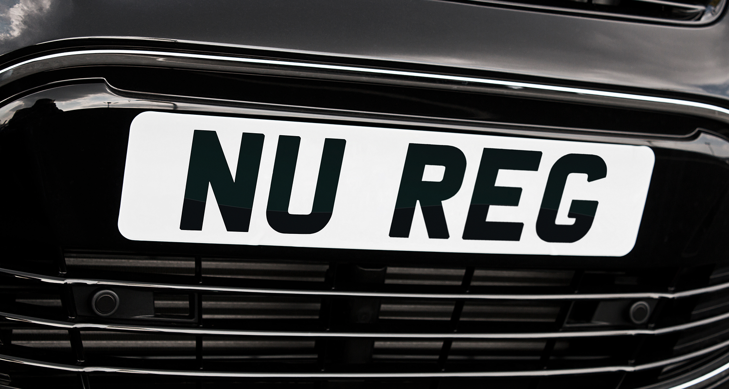 nu reg number plate